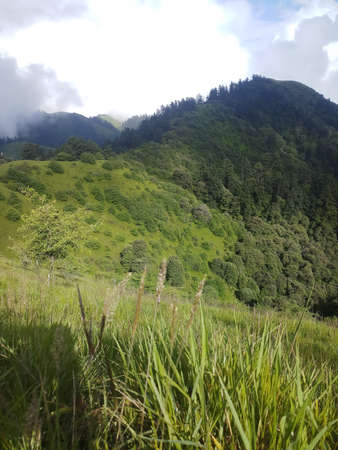 A beautiful scenery of hills.