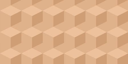 Abstract background with a 3D pattern in colors. 3D cubes vector for wallpaper, background. Vector illustration.のイラスト素材
