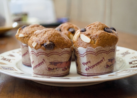 Homemade Banana cakeの写真素材