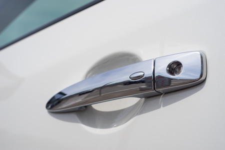 door handle of the carの写真素材