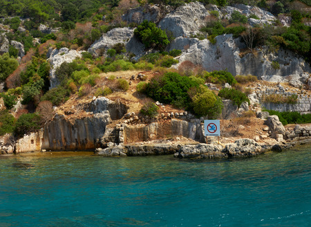 Tropical beach Turkeyの写真素材