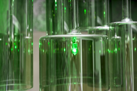 Retro light lamp decor glowingの写真素材