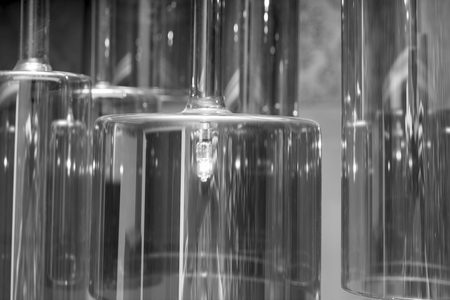 Retro light lamp decor glowingの写真素材