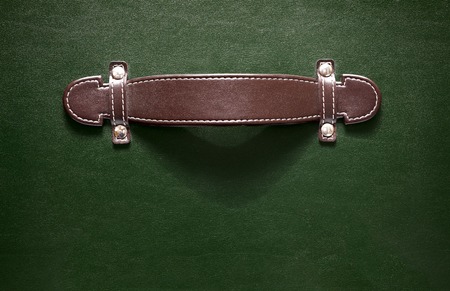 leather grip suitcaseの写真素材