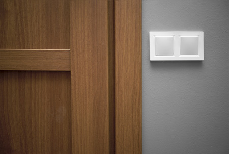 Switch next to the doorway