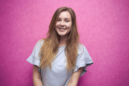 Beautiful woman portrait photographyの写真素材