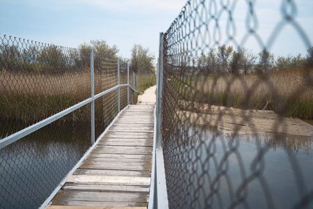 Landscape bridge that leads to the other side