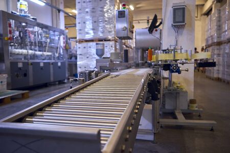 Premises for production, plant, equipment costs - Belt conveyorの写真素材