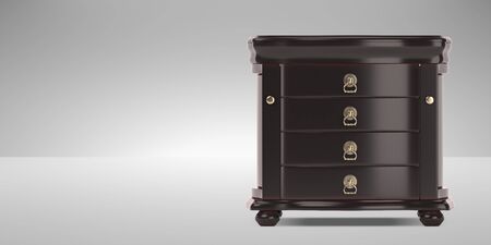 Furniture in neoclassical 3d render.の写真素材