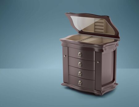 Furniture in neoclassical 3d renderの写真素材