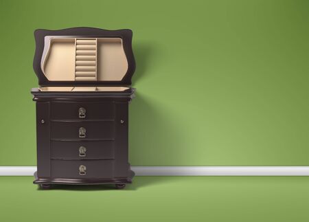 Furniture in neoclassical 3d render.の写真素材