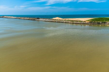 A beautiful day by the Seasideの写真素材