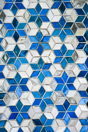 Thai art mosaic glassの写真素材