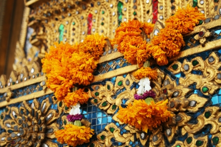 Side of Wat Arun's Thailand Buddhist temple.の写真素材