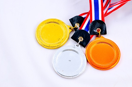 A lot of Medals, award with white background