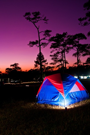 Camping tent の写真素材