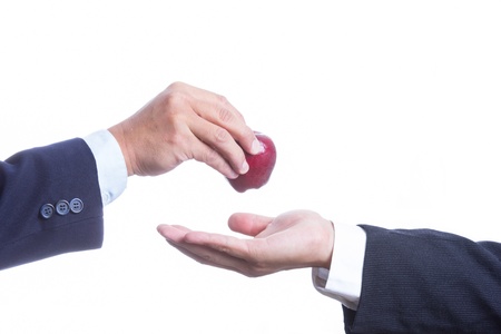 Tracking hand to hand ,closly business friends on touching for agree something with their co...