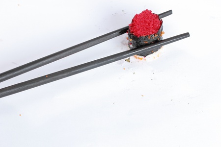 Sushi Japanese food with white backgroundの写真素材
