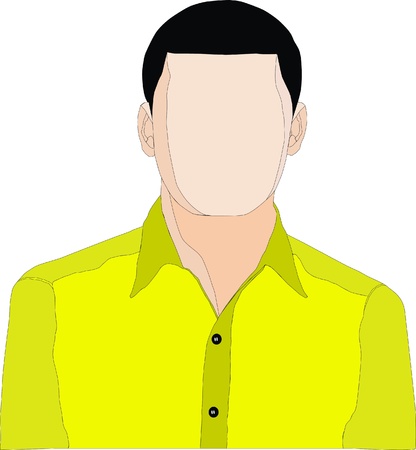 Human blank face のイラスト素材