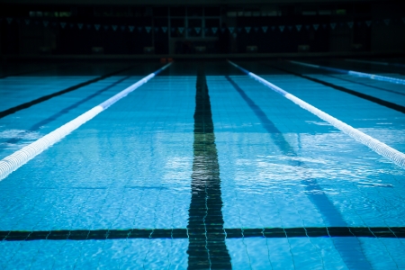 Close up swimming pool with abstract backtroundの写真素材