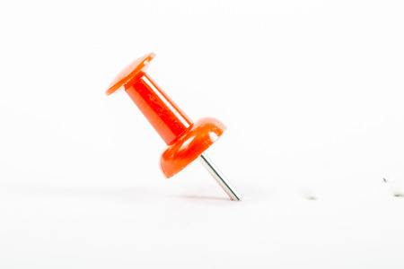 Close up muliple push pin insert for marking something