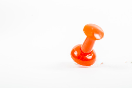 Close up muliple push pin insert for marking somethingの写真素材