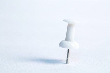 Close up muliple push pin insert for marking somethingの写真素材