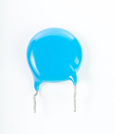Electronic component part  isolated with white backgroundの写真素材