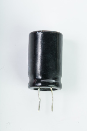 Electronic component part  isolated with white backgroundの写真素材