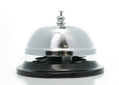 Close up Bell service on the whtie backgroundの写真素材