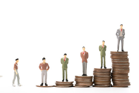 Market share and challenge competitors conceptの写真素材