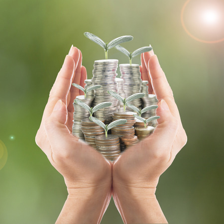 Cover coin money with growing your budget to investment