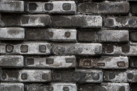 Rock wall abstract wtih background in the garden