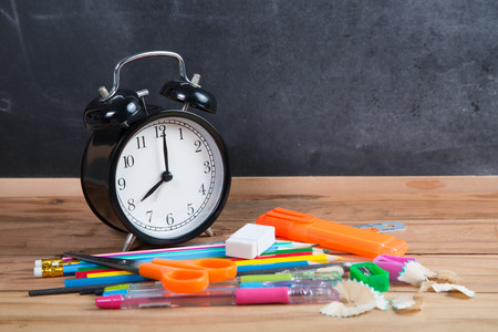 Back to school blank board for your design.の写真素材