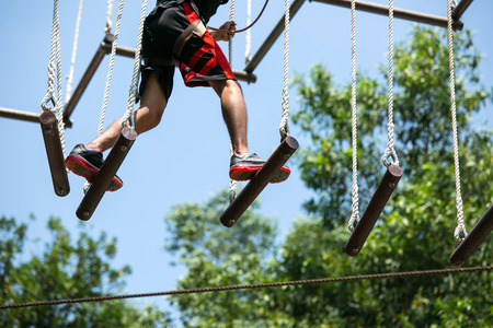 Extreme sport walk and hike sport in Penang.