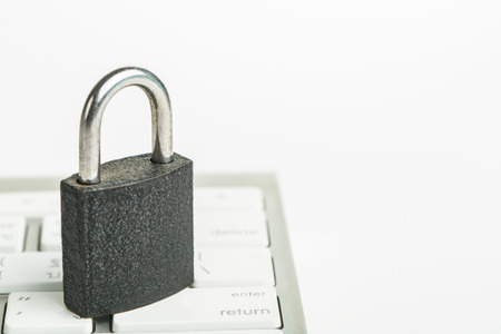 Save your payment online with white background.の写真素材