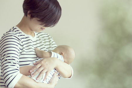 Asian Family portrait in studio house.の写真素材