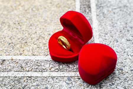 Wedding rings ,jewelry for engagement and get marry.の写真素材