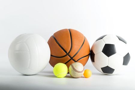 Sport ball object with white background.の写真素材