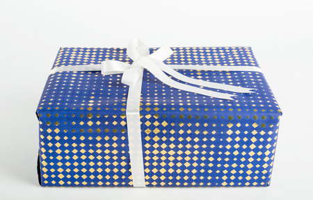 Gift box your Christmas day with white background in 2016の写真素材