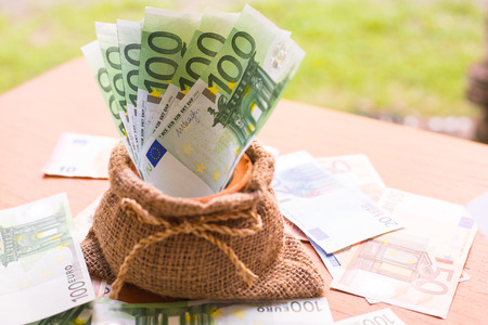 Euro money bank for your budget to investment.の写真素材