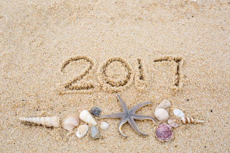 Summer 2017 with Star fish for your holiday activityの写真素材
