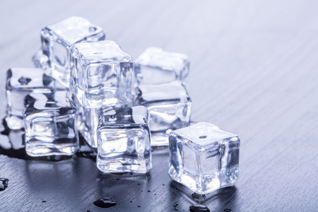 Ice cubes cool for your beverageの写真素材