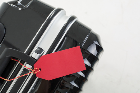 Suitcase traveler baggage for start to travel around the world.の写真素材