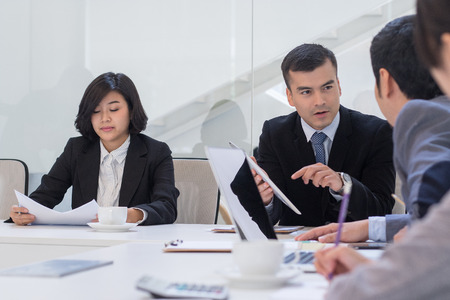 Business discussion and plan for brainstorming work together teamwork in the office.の写真素材