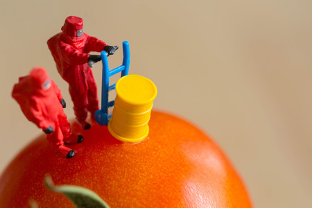 Food danger concept for notice and remind people dangerous health body.の写真素材