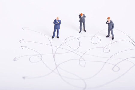 Business choice for select to successful in their decisionの写真素材