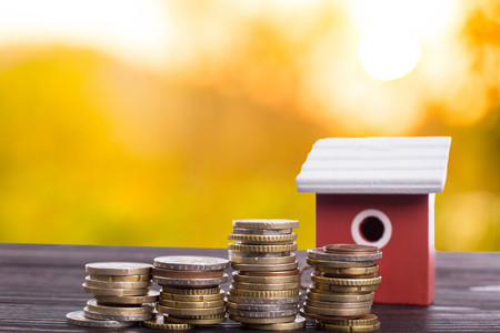 Mortgage concept for loan home and your property.の写真素材