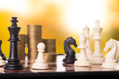 Competition chess business concept for your leadership for success game.の写真素材