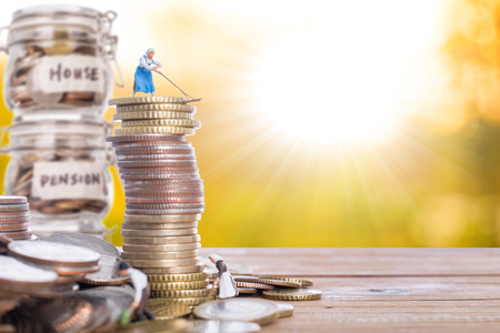 Management money and control your budget concept.
